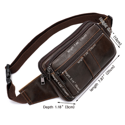 Oldrover Leather Waist Bag