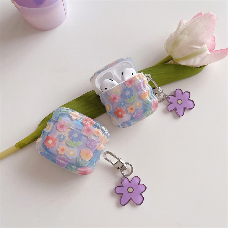 Personalized Cartoon Flower Earphone Sleeves