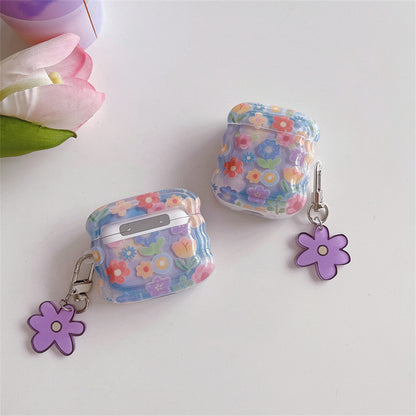 Personalized Cartoon Flower Earphone Sleeves