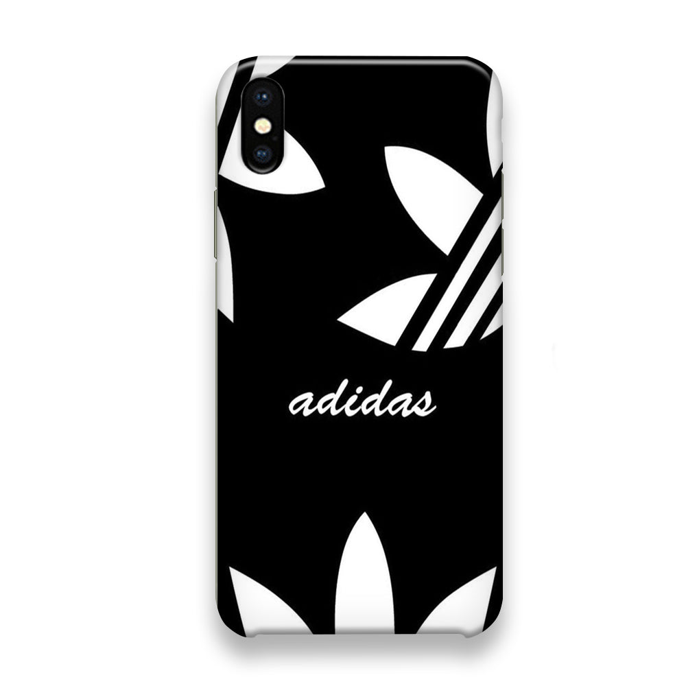 Adidas Black Latin iPhone X Case