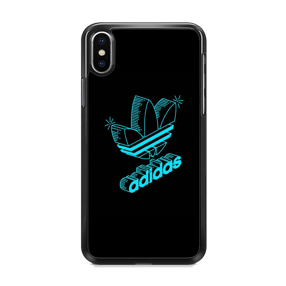 Adidas Blue Vector iPhone Xs Case