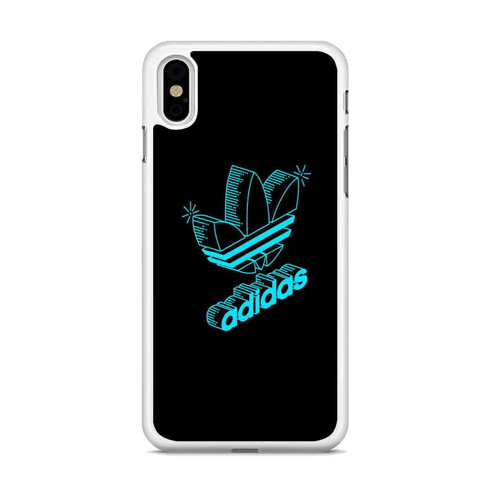 Adidas Blue Vector iPhone X Case