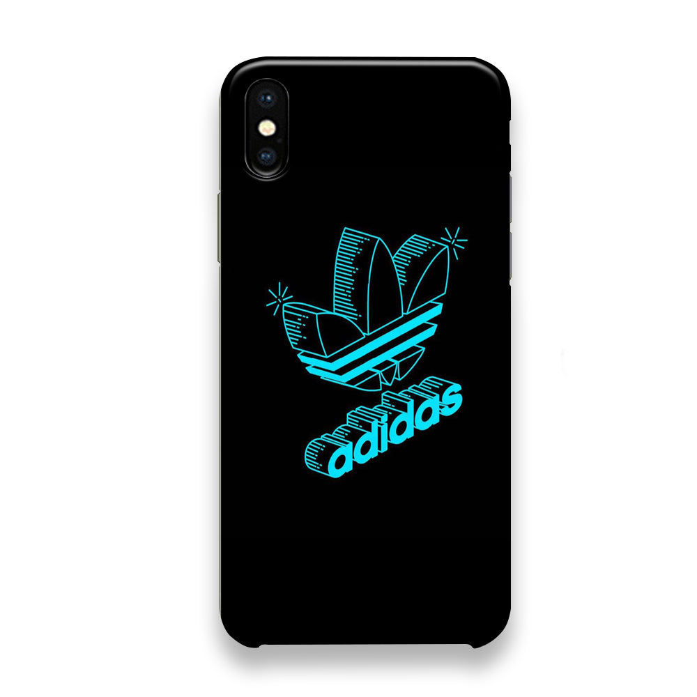 Adidas Blue Vector iPhone X Case