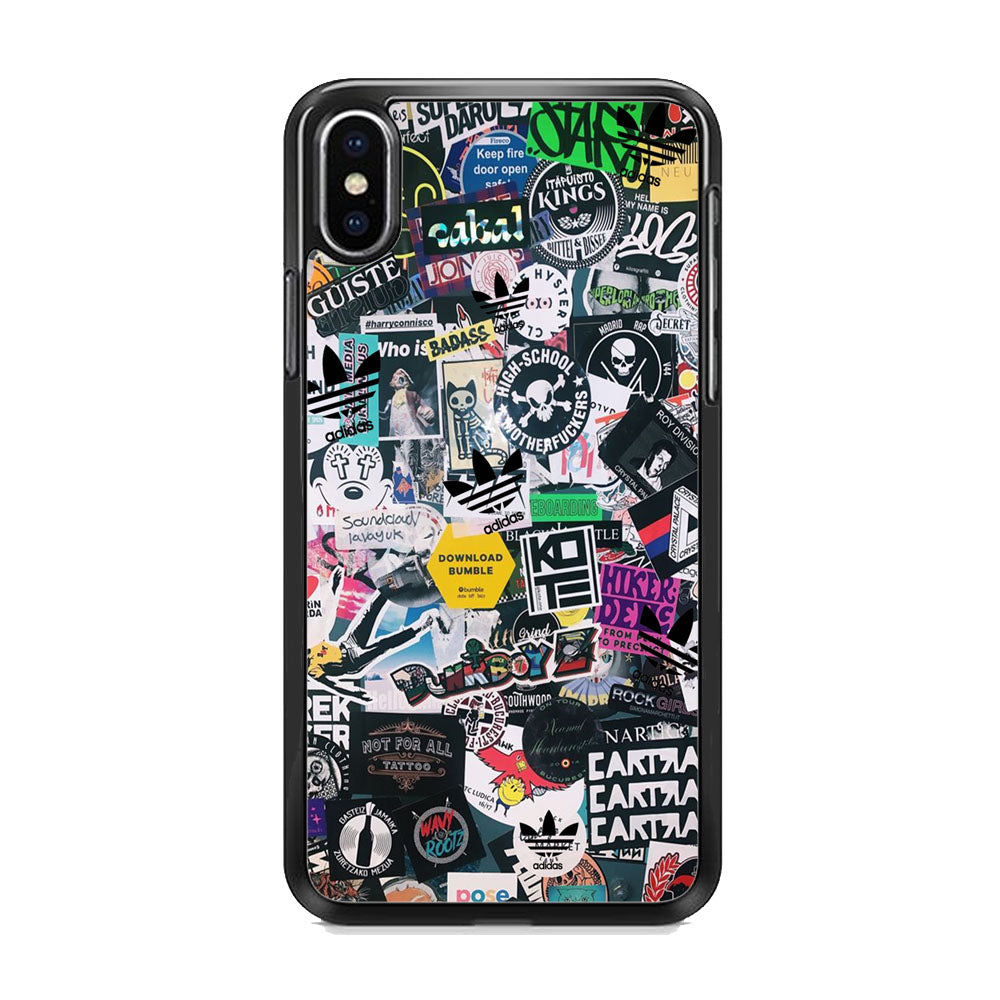 Adidas Collage Fav iPhone Xs Case