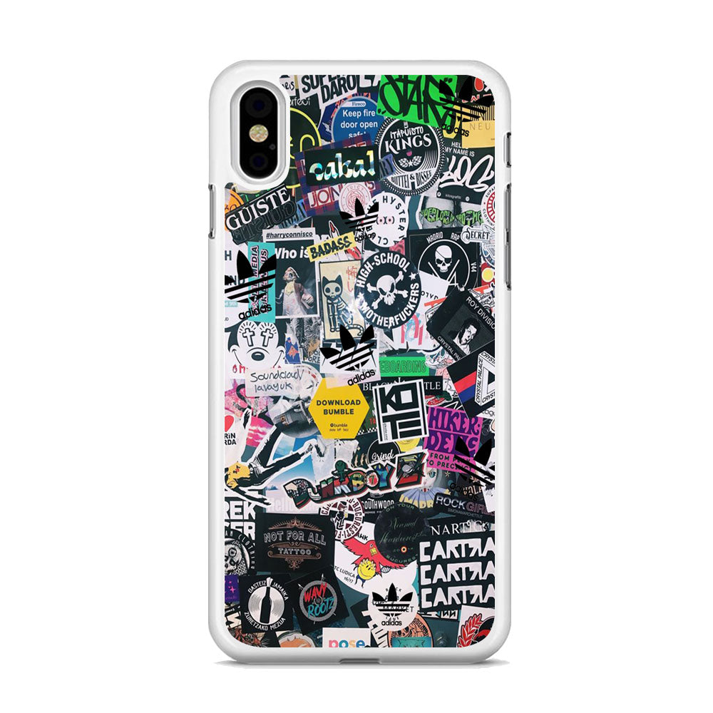 Adidas Collage Fav iPhone Xs Case