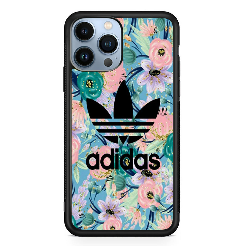 Adidas Flower Art iPhone 13 Pro Case