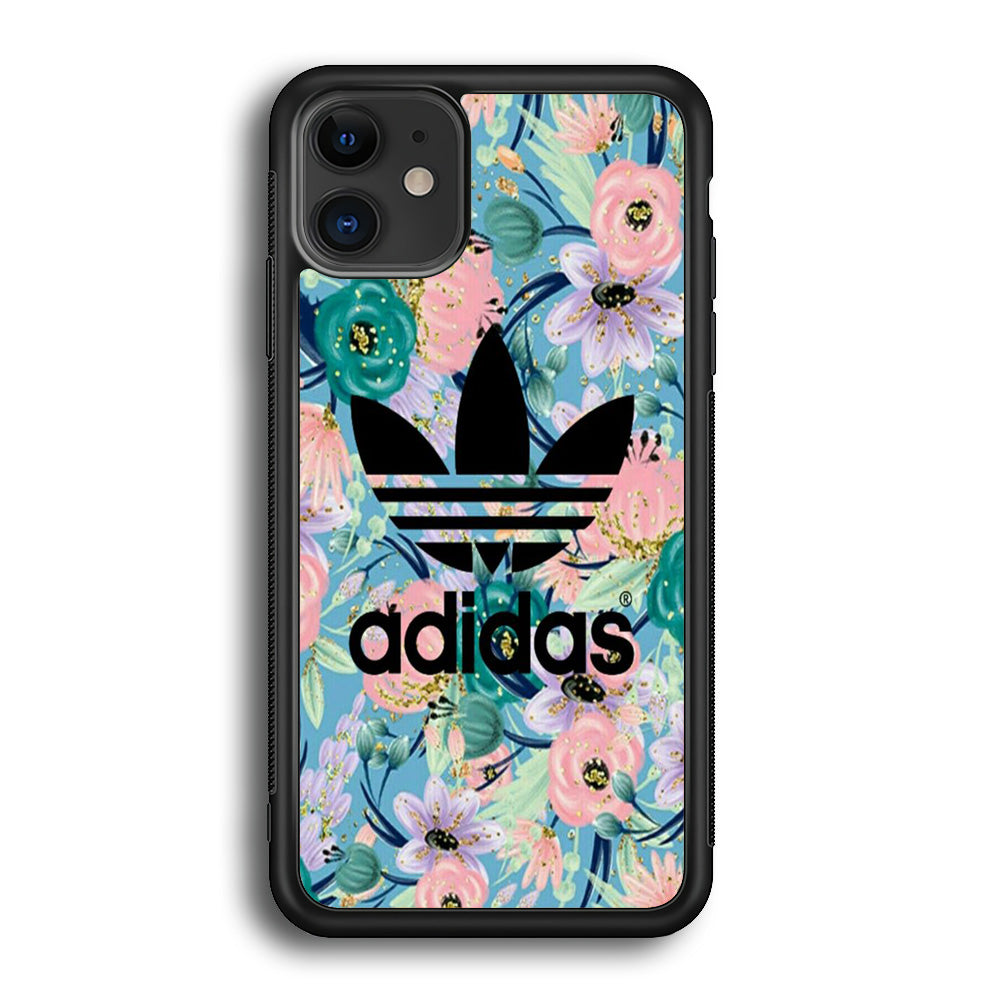 Adidas Flower Art iPhone 12 Case