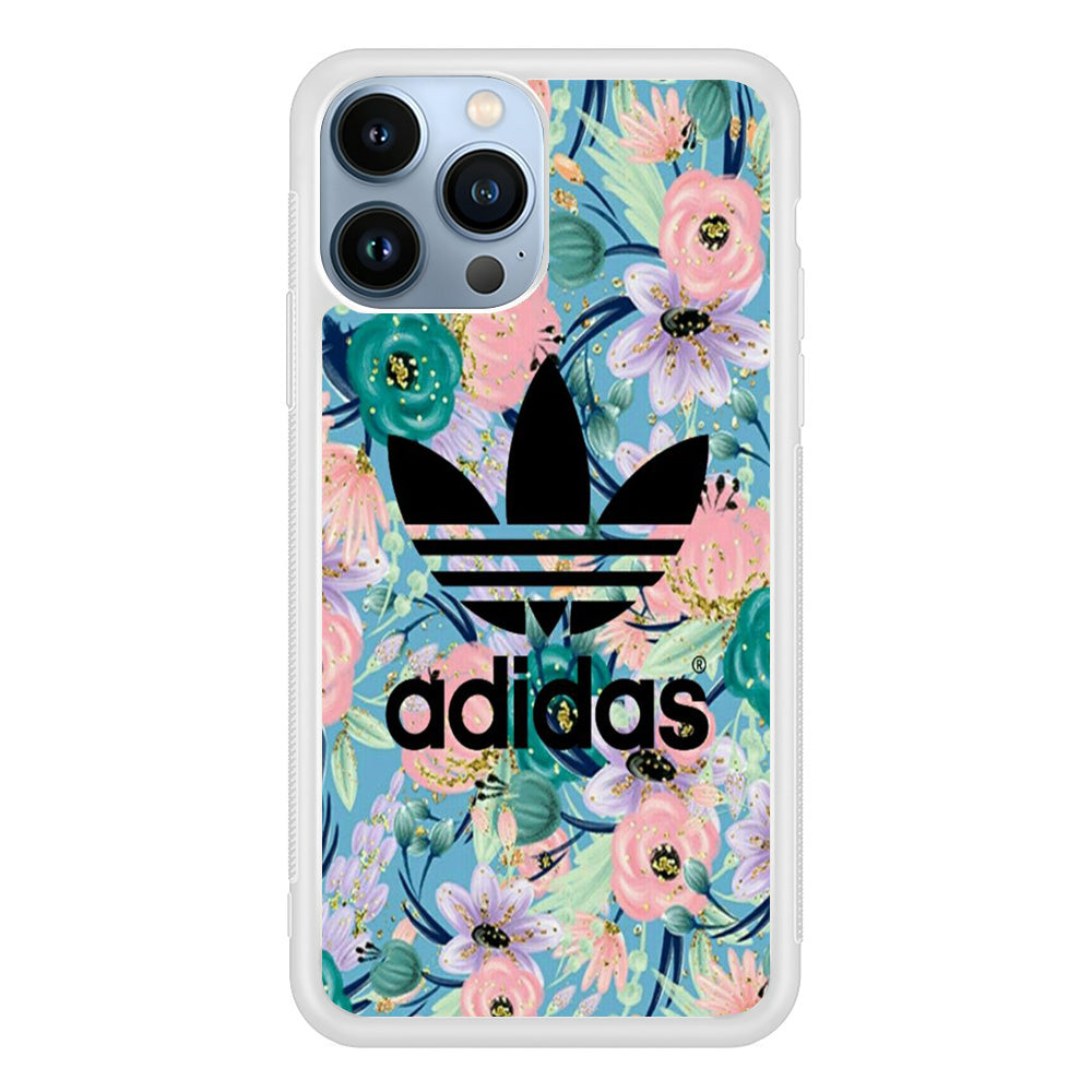 Adidas Flower Art iPhone 13 Pro Max Case