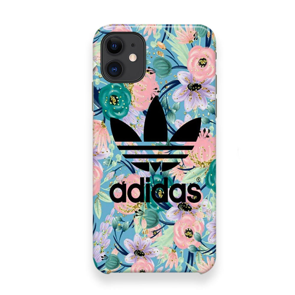 Adidas Flower Art iPhone 12 Case