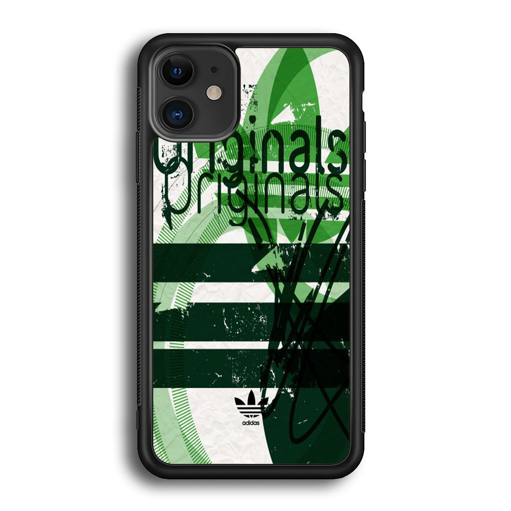 Adidas Green Original Color iPhone 12 Case