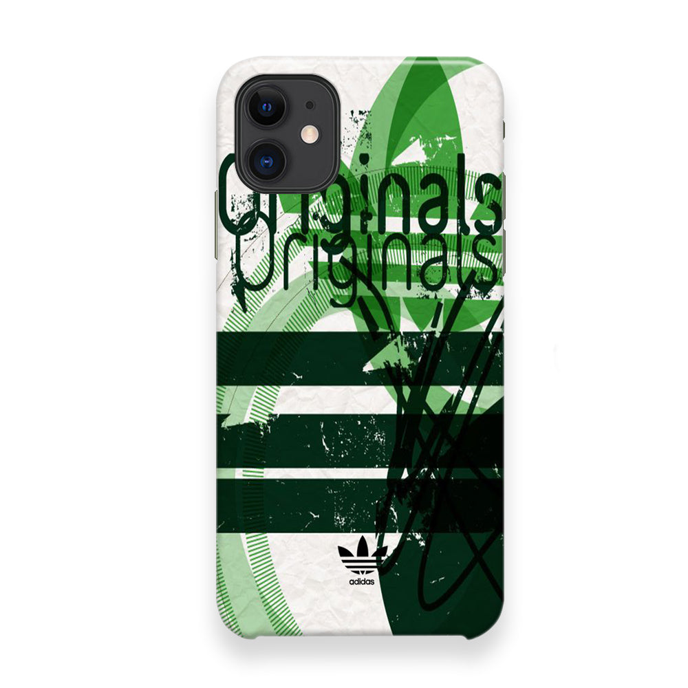 Adidas Green Original Color iPhone 12 Case