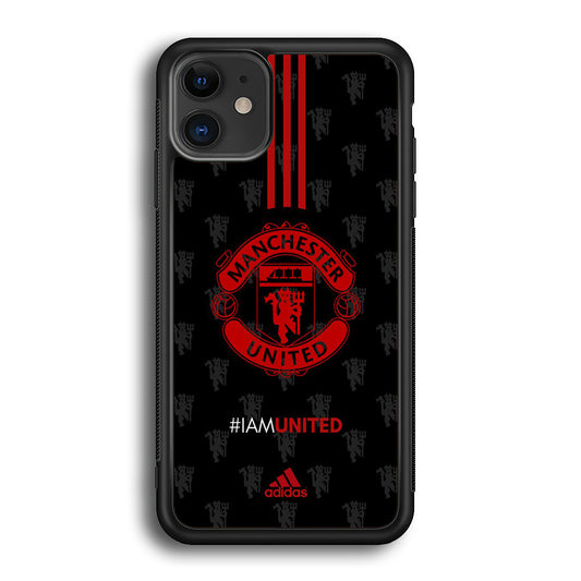 Adidas Manchester Unite Fans Art Wall iPhone 12 Case