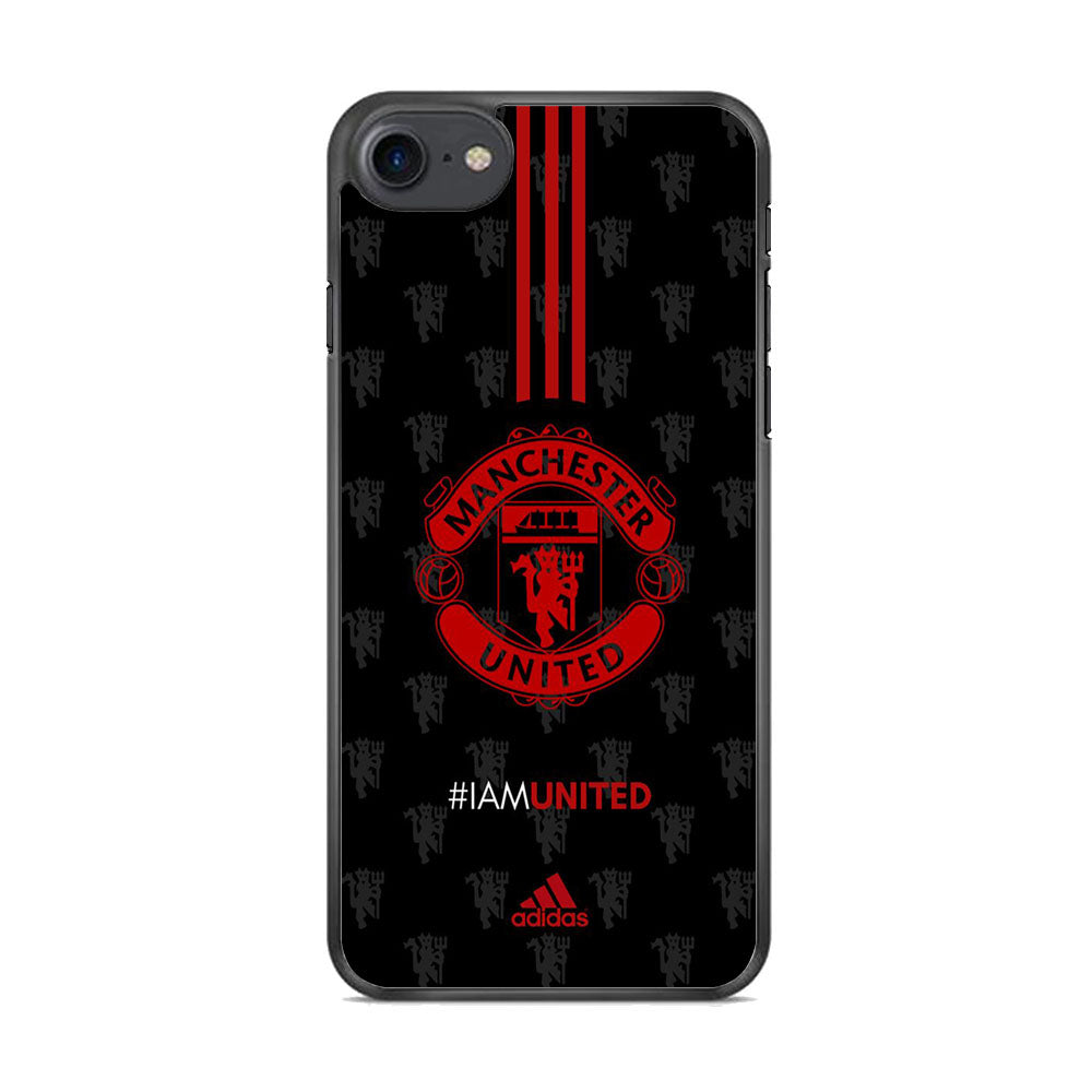 Adidas Manchester Unite Fans Art Wall iPhone 8 Case