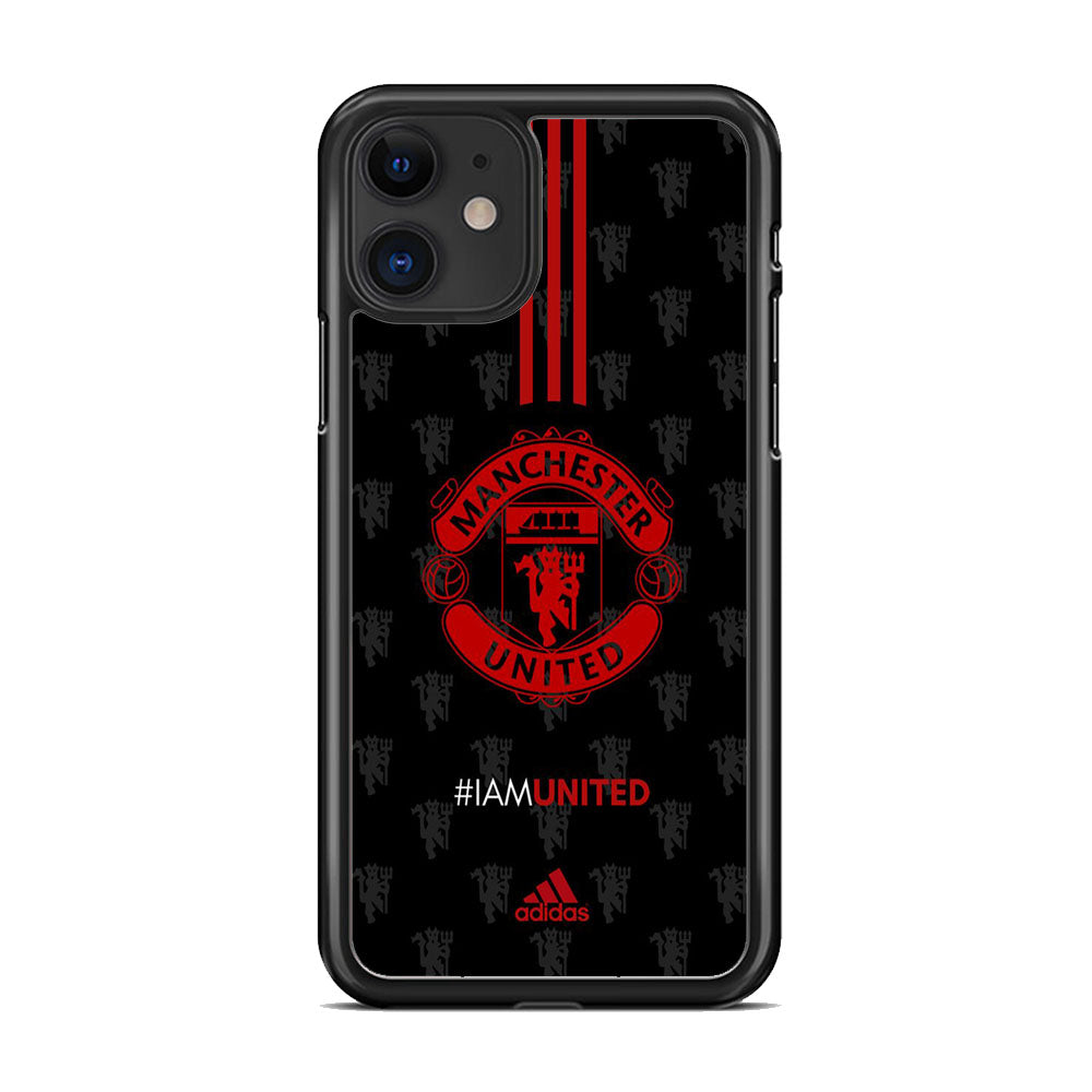 Adidas Manchester Unite Fans Art Wall iPhone 11 Case