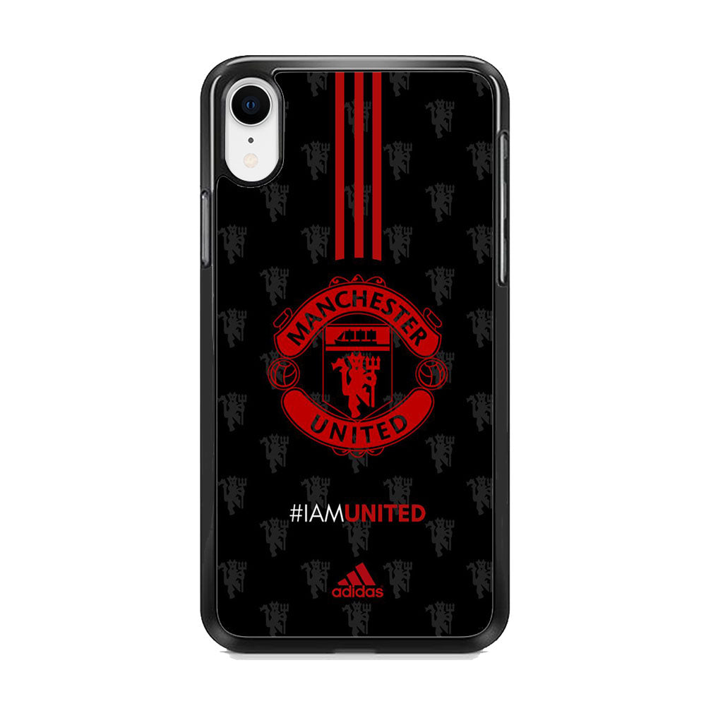 Adidas Manchester Unite Fans Art Wall iPhone XR Case