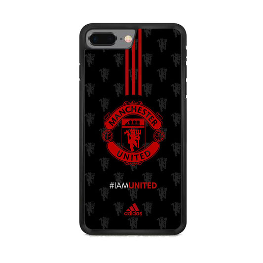 Adidas Manchester Unite Fans Art Wall iPhone 8 Plus Case