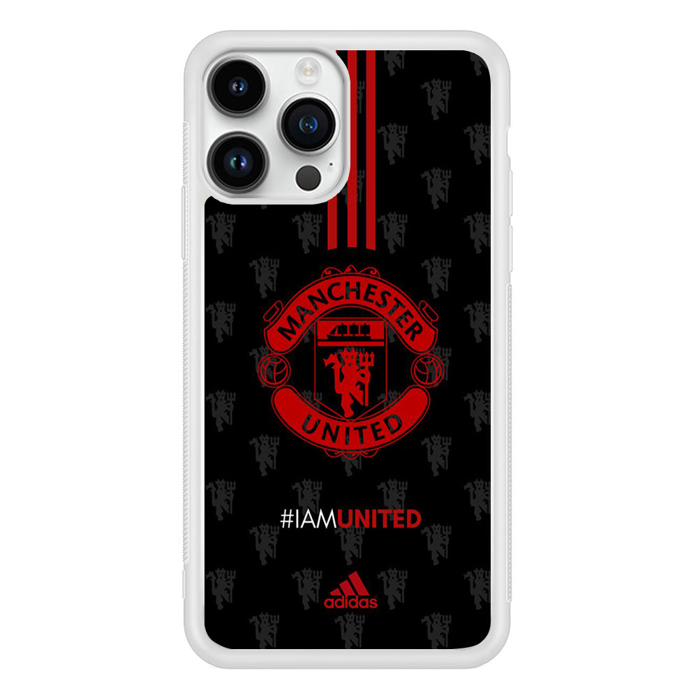 Adidas Manchester Unite Fans Art Wall iPhone 14 Pro Max Case