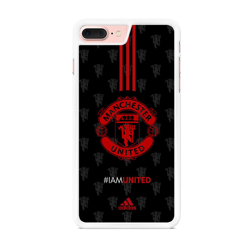 Adidas Manchester Unite Fans Art Wall iPhone 8 Plus Case