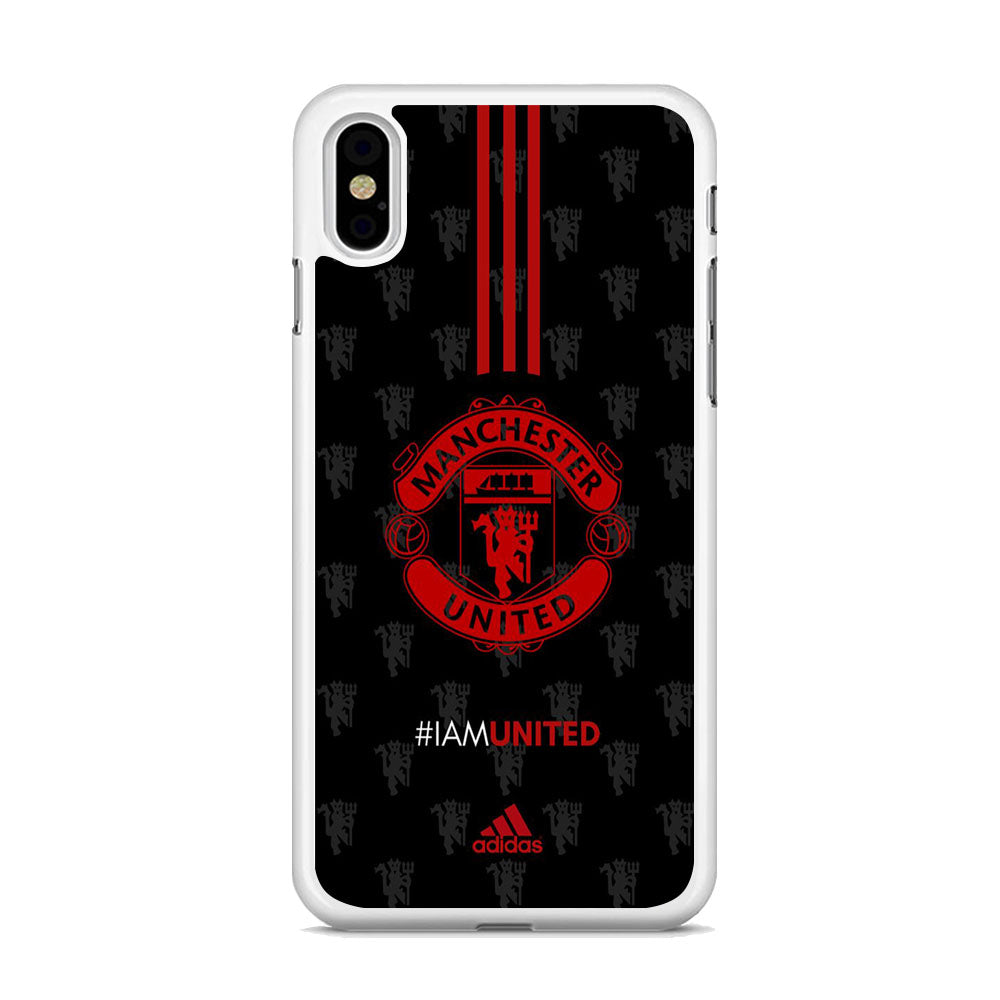 Adidas Manchester Unite Fans Art Wall iPhone X Case