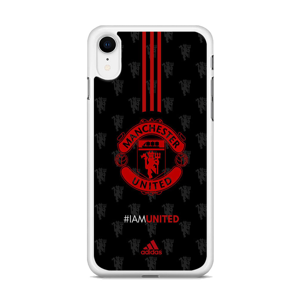 Adidas Manchester Unite Fans Art Wall iPhone XR Case