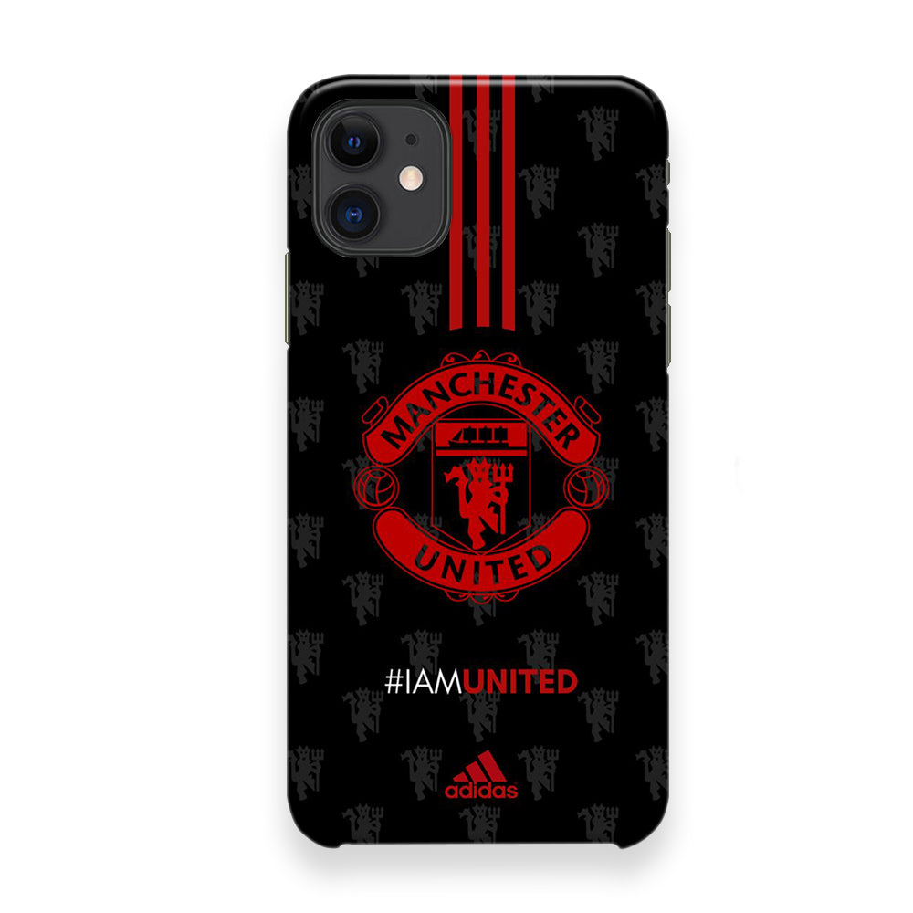 Adidas Manchester Unite Fans Art Wall iPhone 12 Case