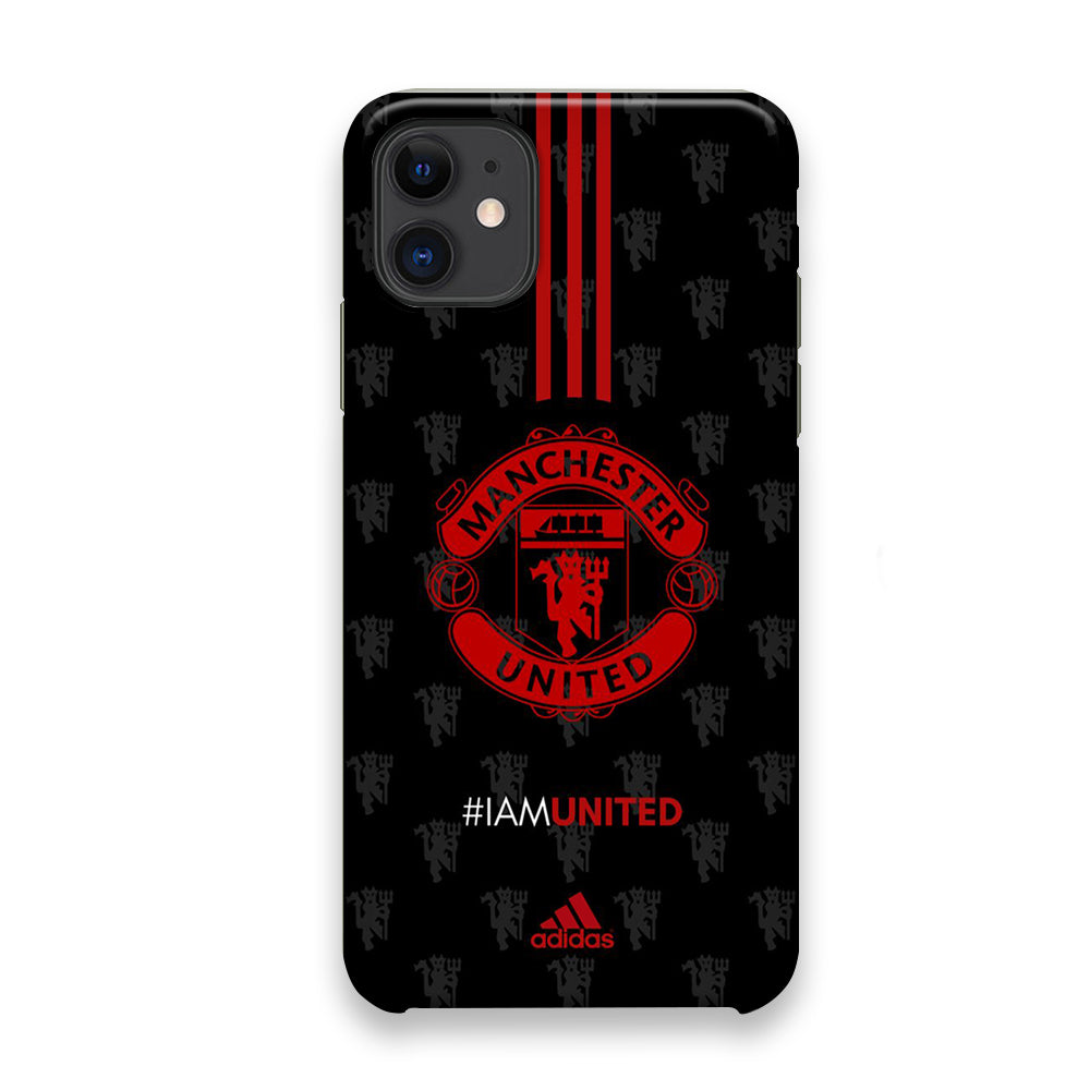 Adidas Manchester Unite Fans Art Wall iPhone 11 Case