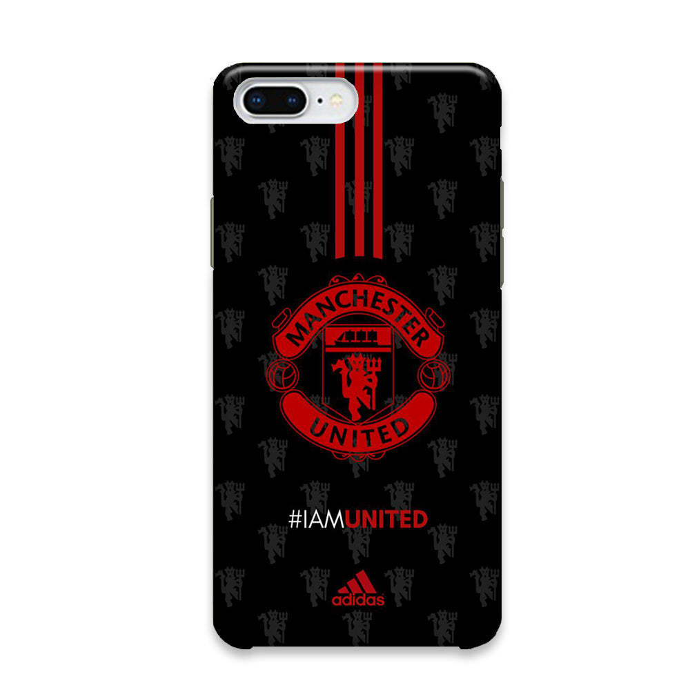 Adidas Manchester Unite Fans Art Wall iPhone 8 Plus Case