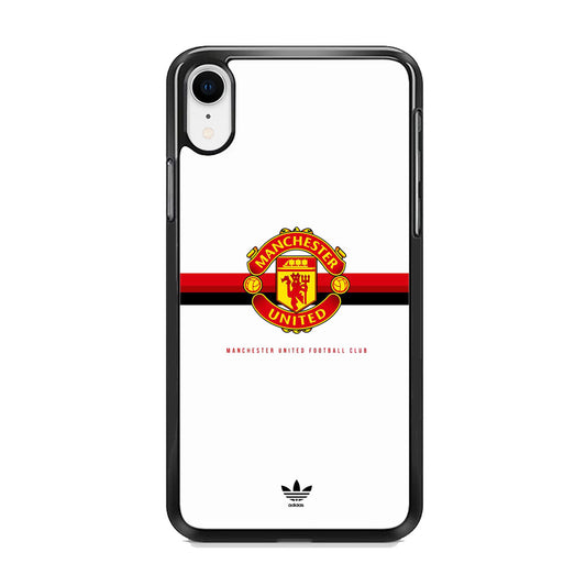 Adidas Manchester United Logo iPhone XR Case