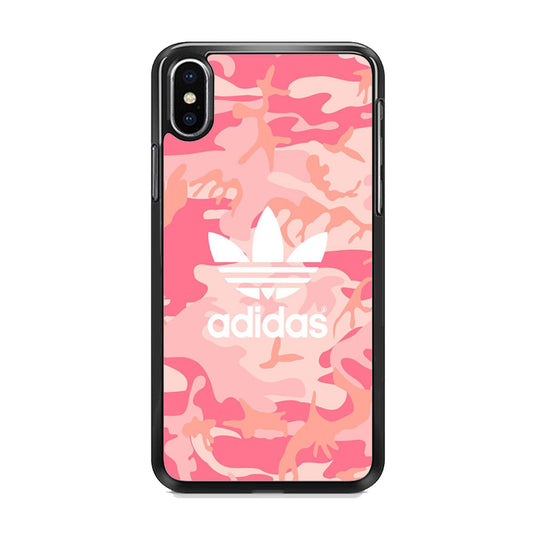 Adidas Pink Camo iPhone Xs Case