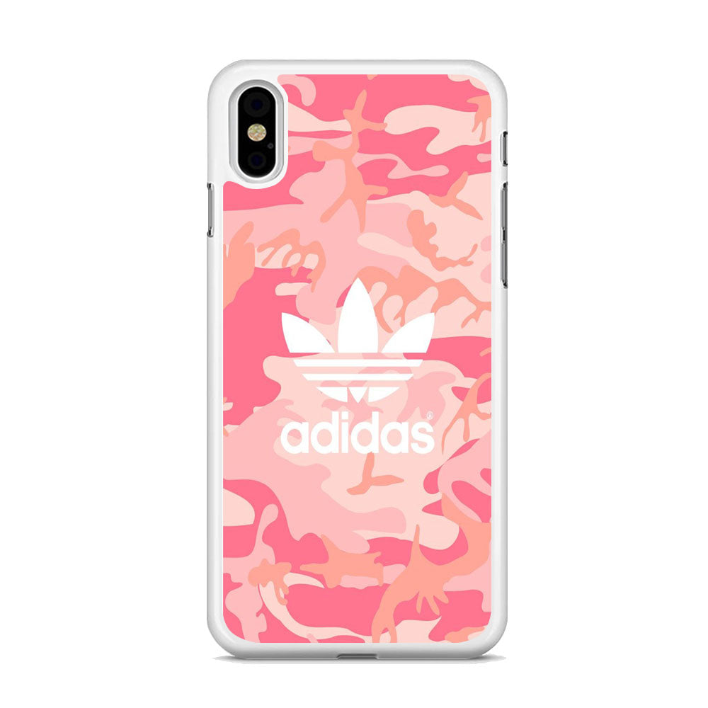 Adidas Pink Camo iPhone Xs Case