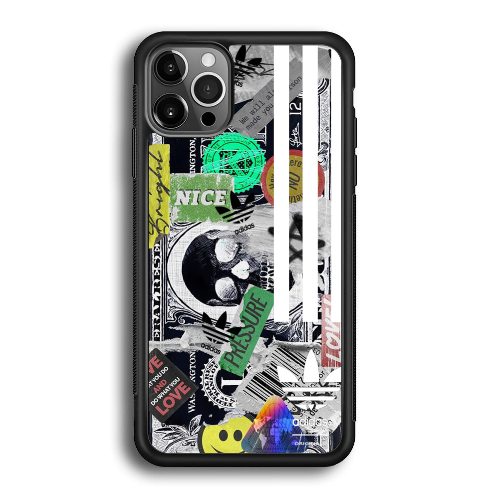 Adidas Pressure Wall Sticker iPhone 12 Pro Case