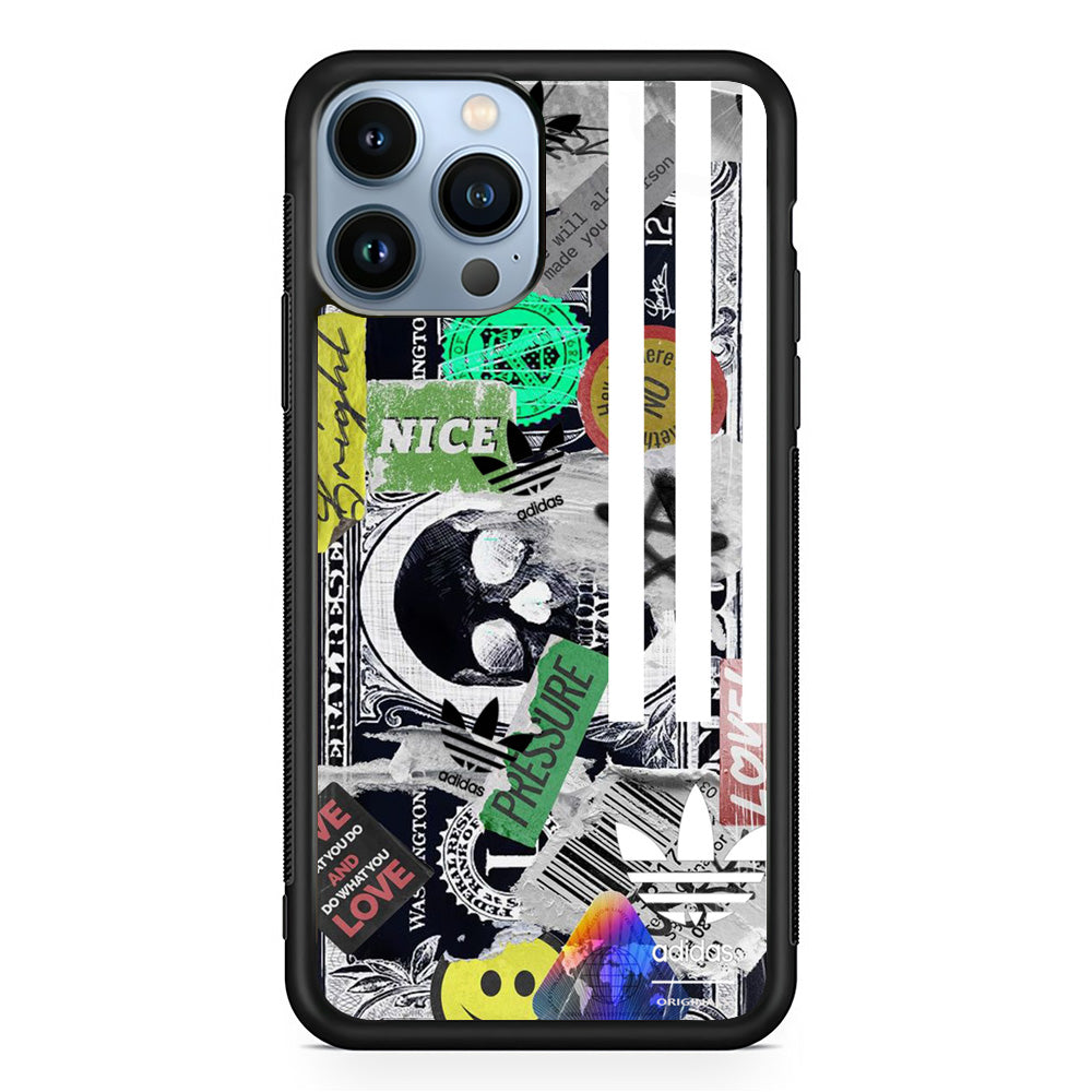 Adidas Pressure Wall Sticker iPhone 13 Pro Case