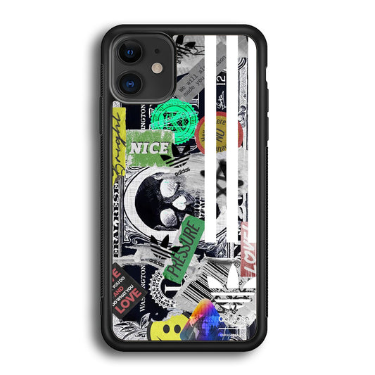 Adidas Pressure Wall Sticker iPhone 12 Case