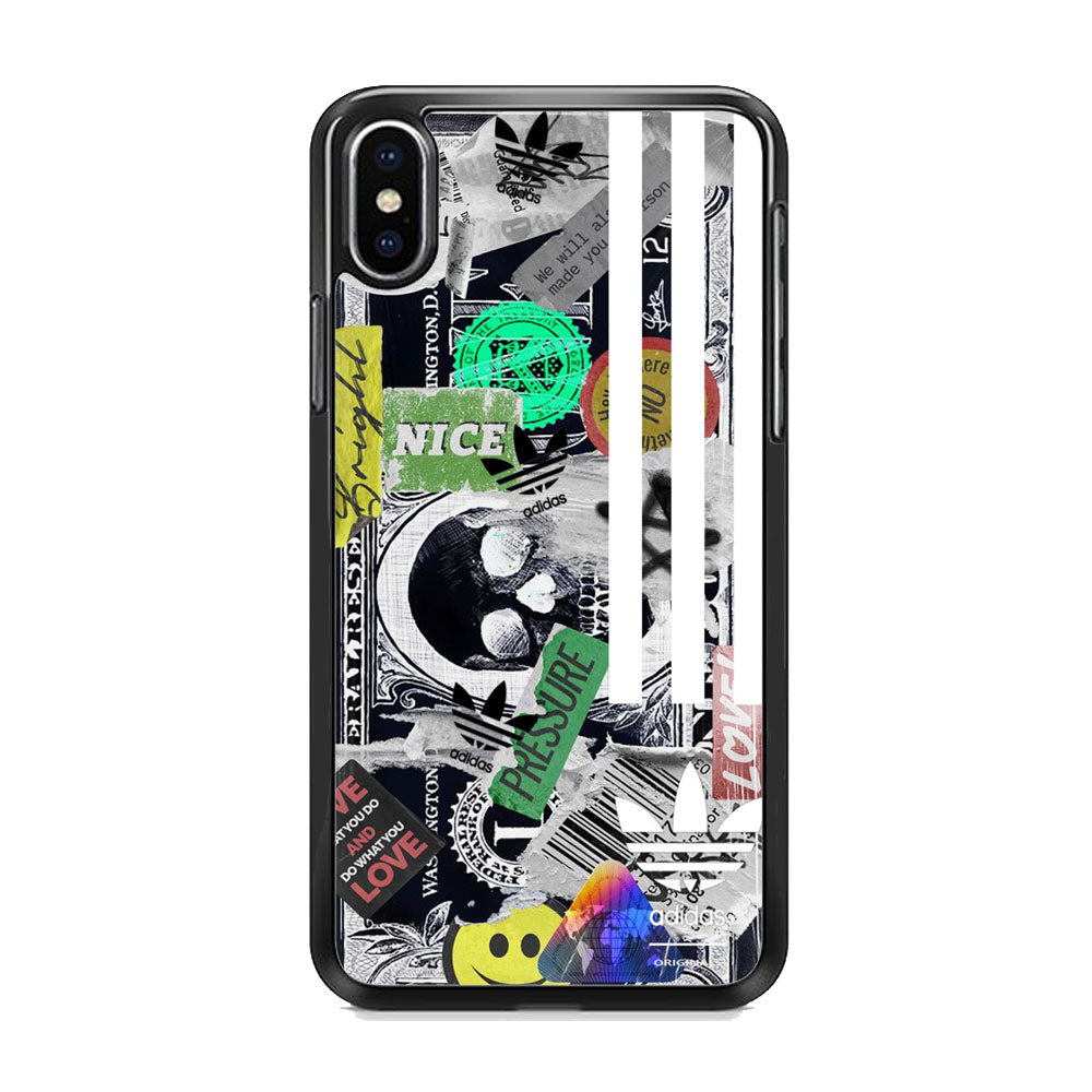 Adidas Pressure Wall Sticker iPhone Xs Case