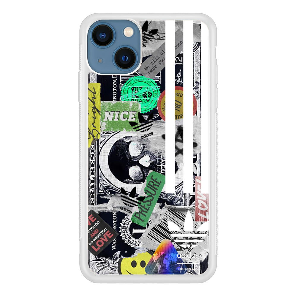 Adidas Pressure Wall Sticker iPhone 13 Case