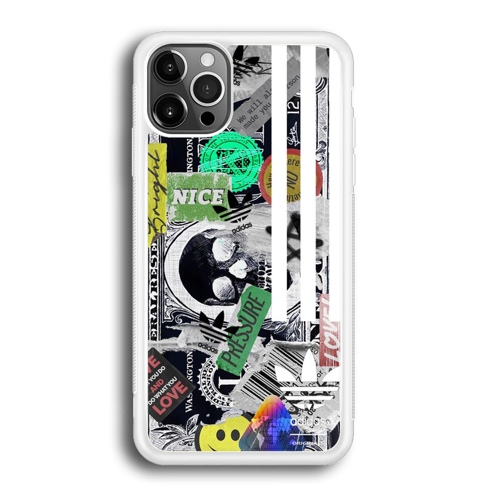 Adidas Pressure Wall Sticker iPhone 12 Pro Case