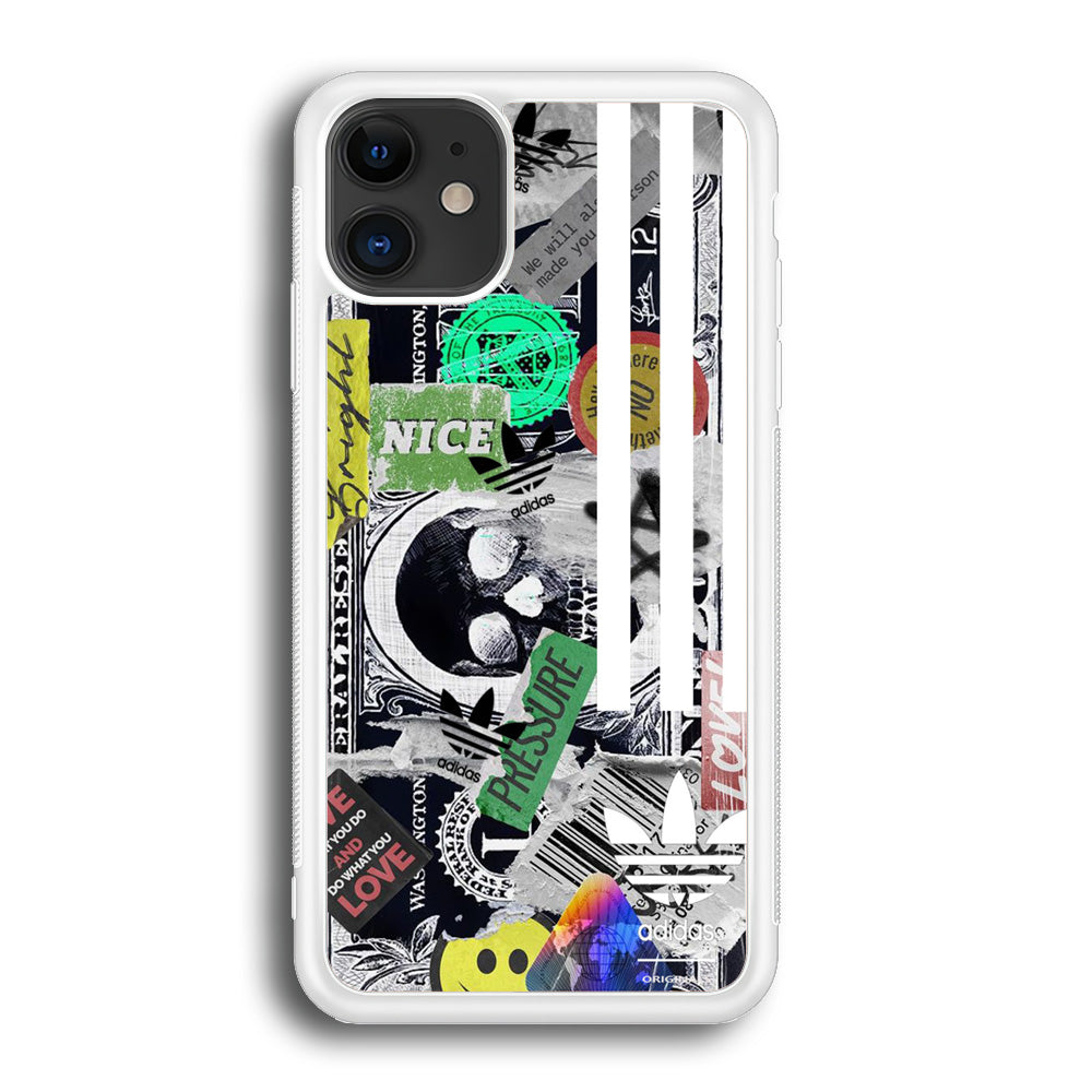 Adidas Pressure Wall Sticker iPhone 12 Case