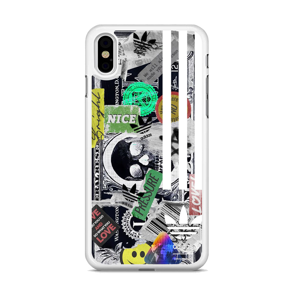 Adidas Pressure Wall Sticker iPhone Xs Case