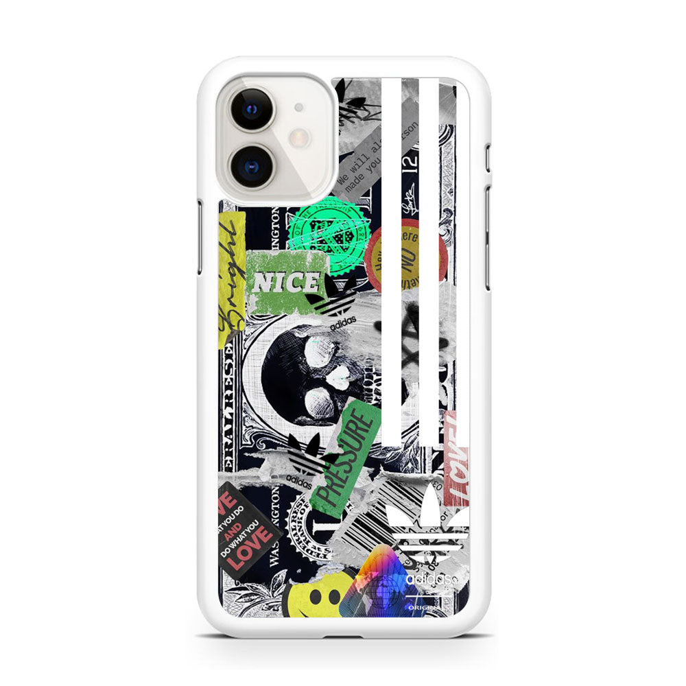 Adidas Pressure Wall Sticker iPhone 11 Case