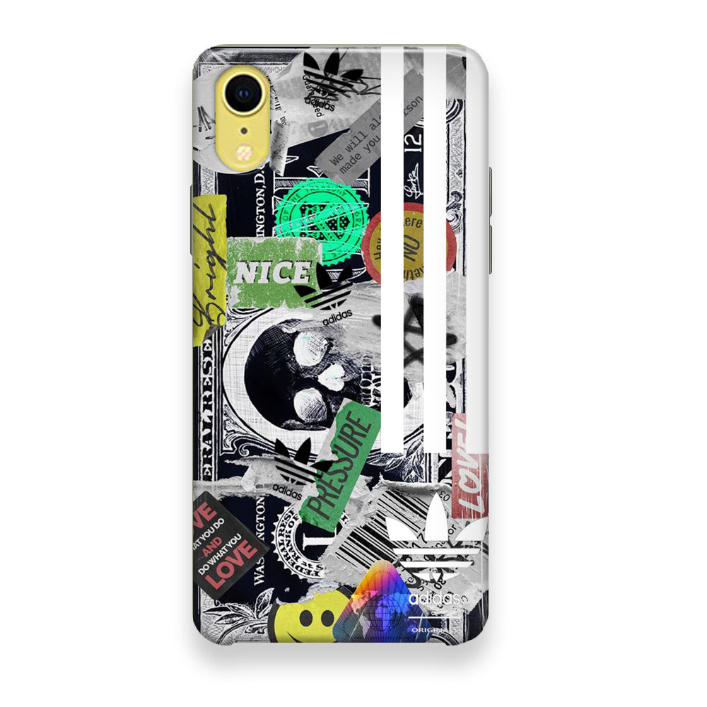 Adidas Pressure Wall Sticker iPhone XR Case