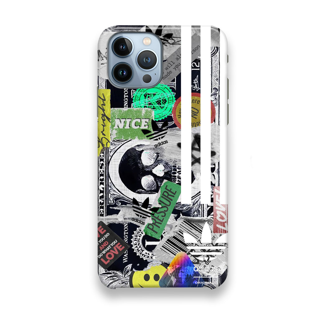 Adidas Pressure Wall Sticker iPhone 13 Case