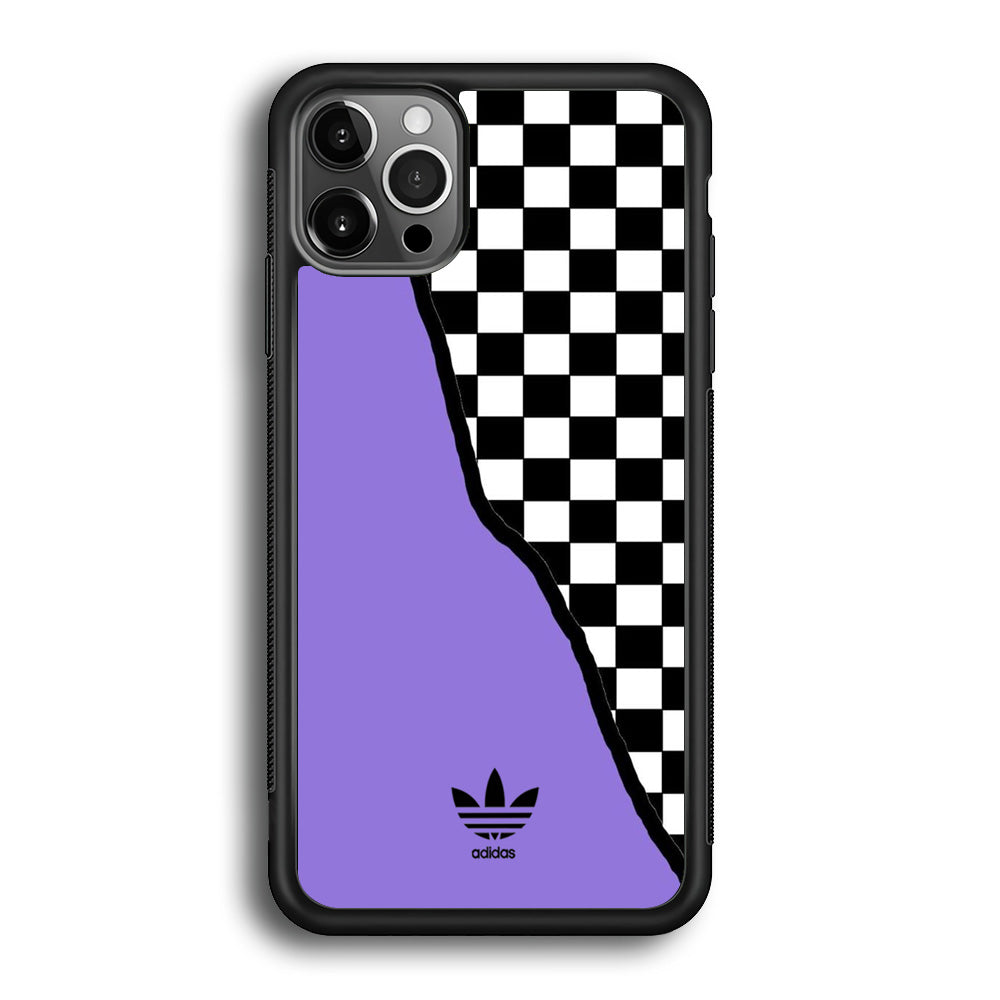 Adidas Purple Motif iPhone 12 Pro Max Case