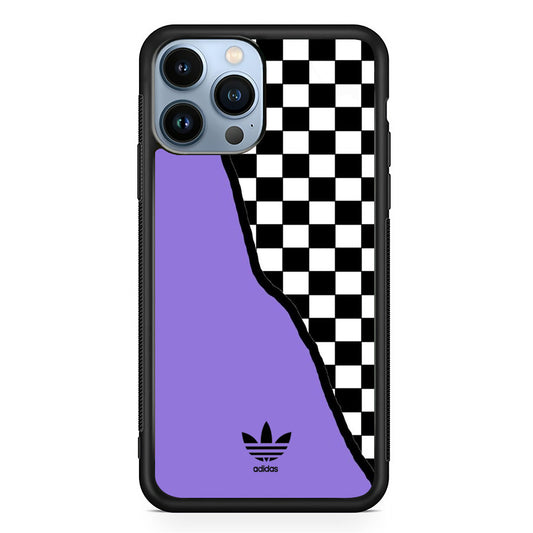 Adidas Purple Motif iPhone 13 Pro Case