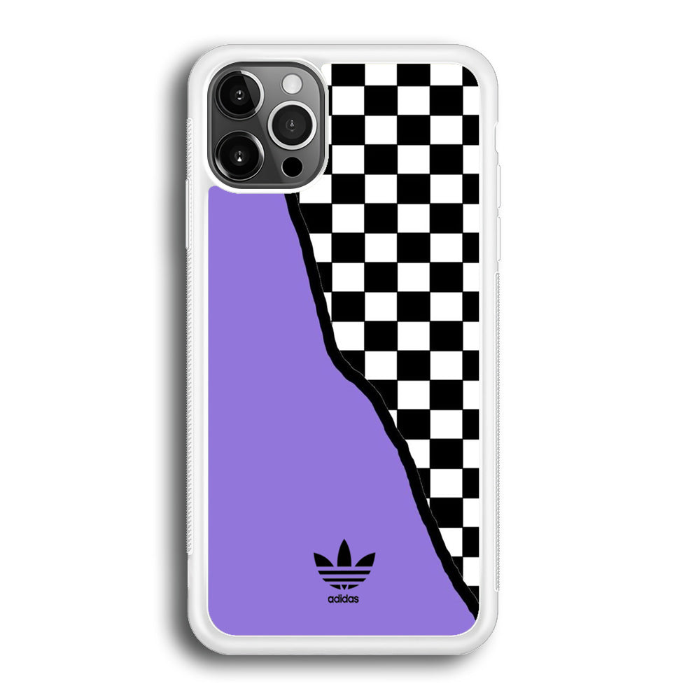 Adidas Purple Motif iPhone 12 Pro Max Case