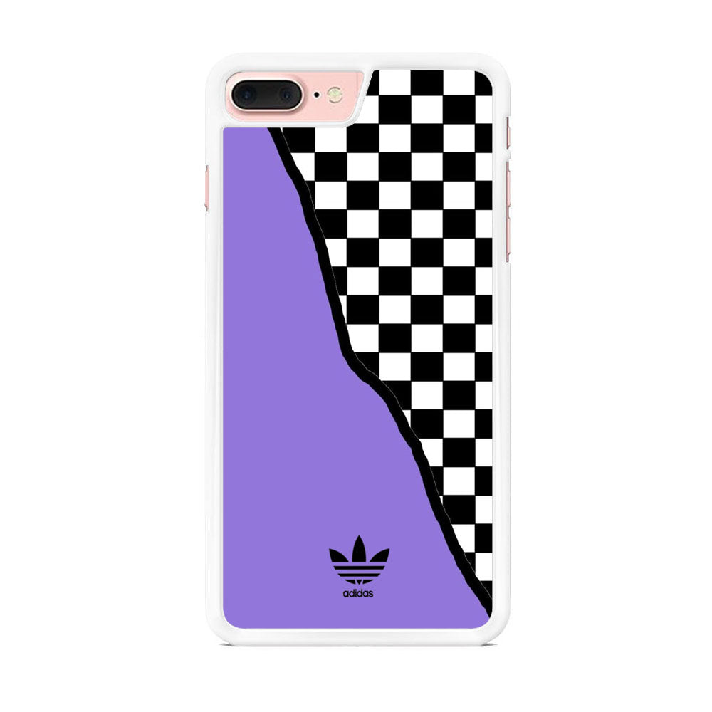 Adidas Purple Motif iPhone 8 Plus Case