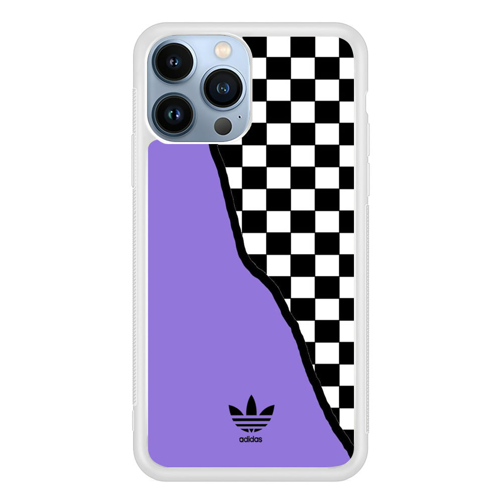 Adidas Purple Motif iPhone 13 Pro Max Case