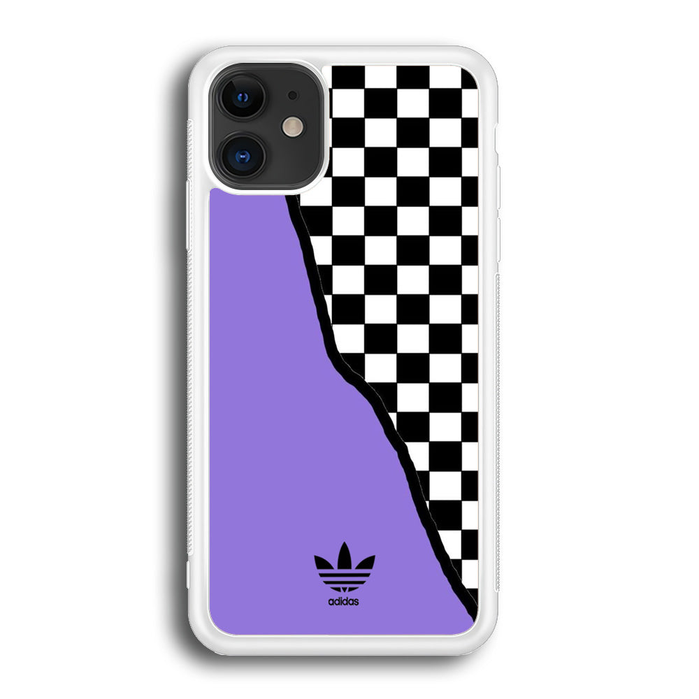 Adidas Purple Motif iPhone 12 Case