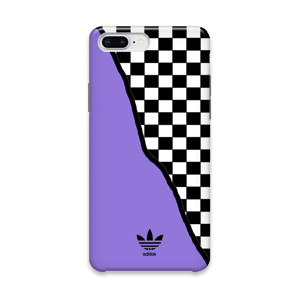 Adidas Purple Motif iPhone 8 Plus Case