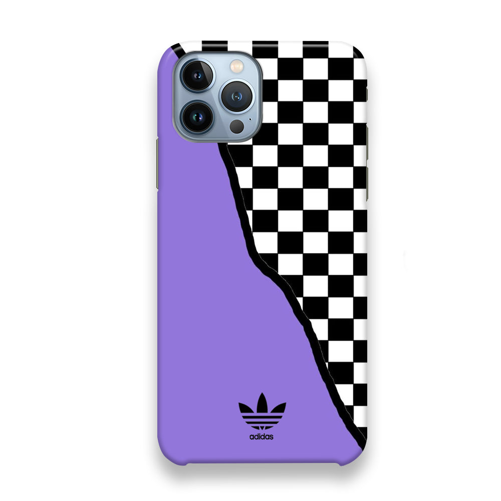 Adidas Purple Motif iPhone 13 Pro Max Case