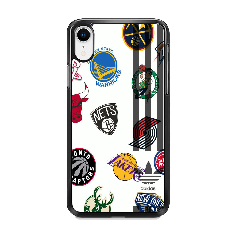 Adidas Shadow Tape Basketball Logo iPhone XR Case